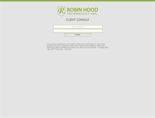 Tablet Screenshot of console.robinhoodtech.com